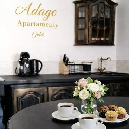Adagostay Gold - Luksusowy Premium - Centrum - Blisko Zamku Ksiaz Wałbrzych